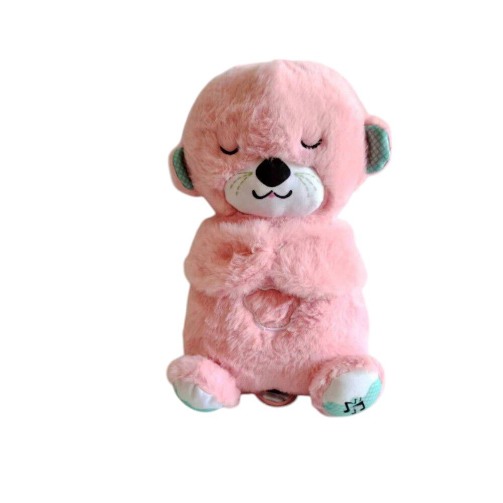 Peluche Nutria Respiraci&oacute;n Relajante Musical Con Luces Color image number 4.0