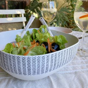 Bowl Biobamboo Cuadrado Flechas Decogreen