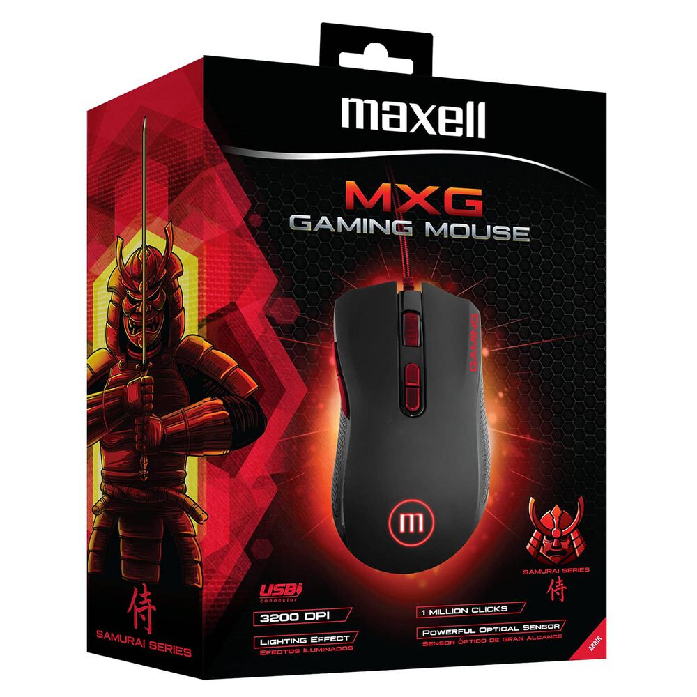 Mouse Gamer Maxell Led 7 Colores 3200 Dpi Usb 1.8mts Mowr-mxg image number 1.0