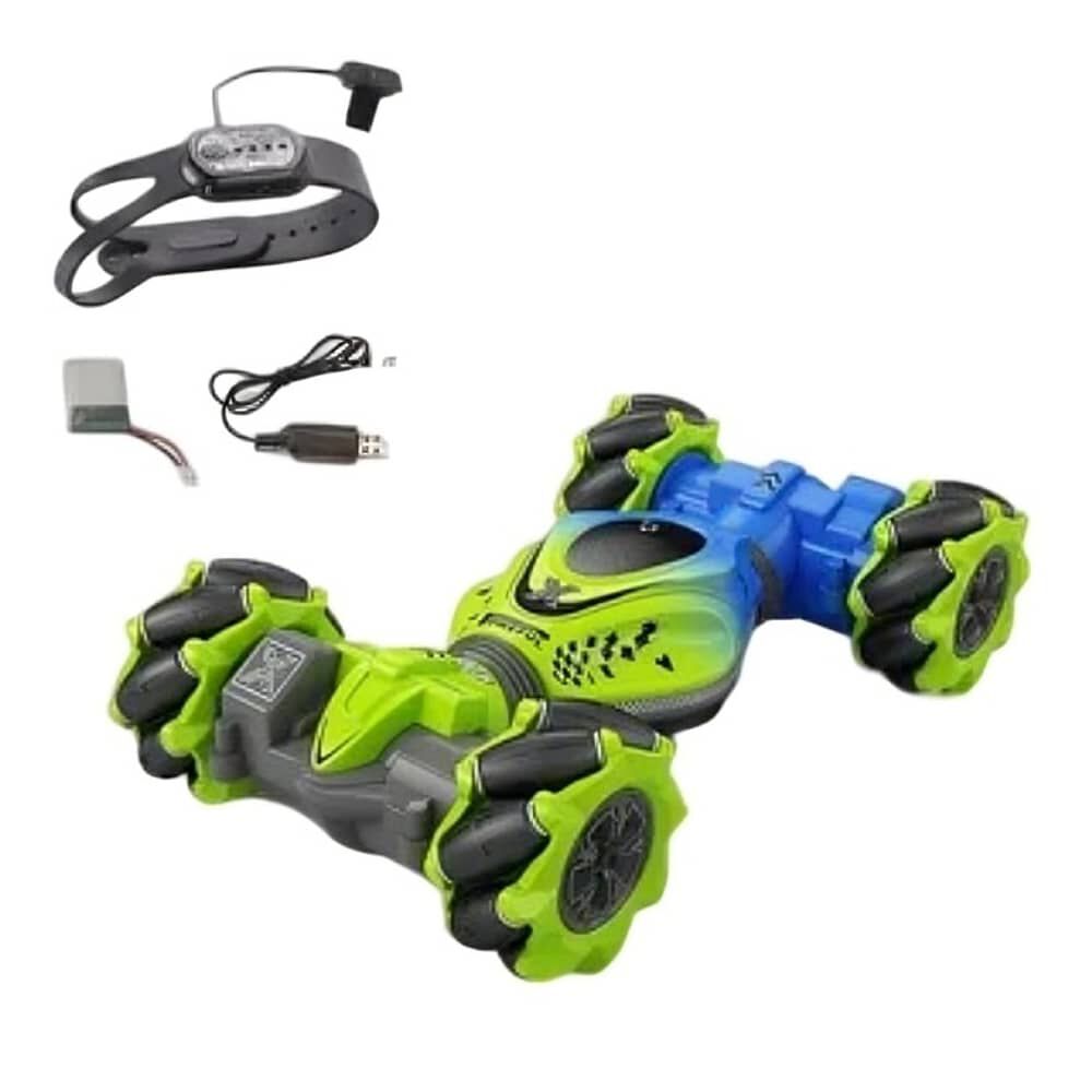 Auto Loco 4x4 Trucos Pro Con Control 2.4g Verde image number 0.0