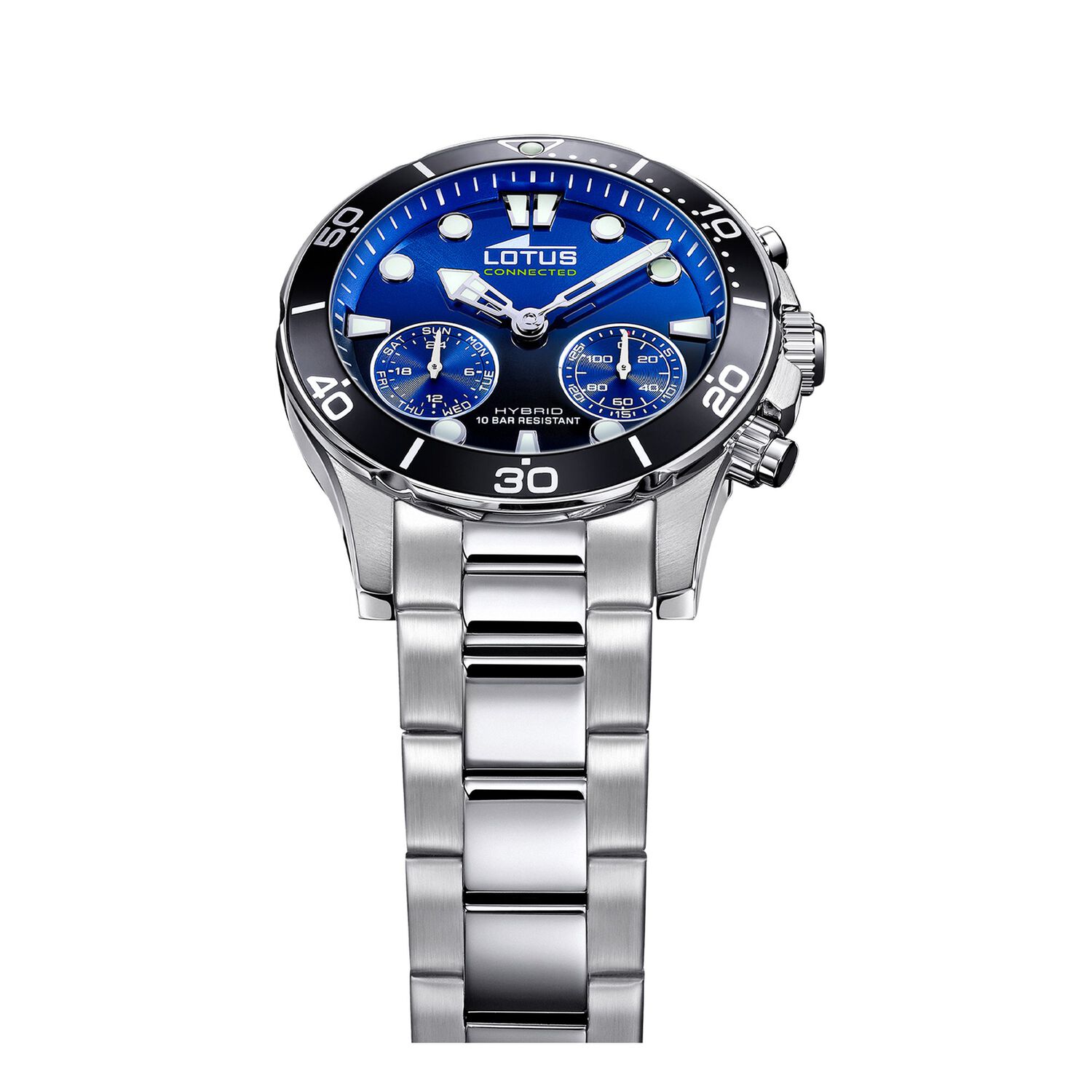 Reloj 18800/3 Lotus Azul Oscuro Hombre Connected image number 3.0