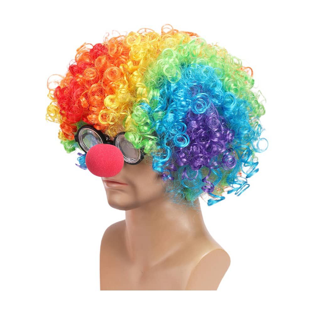 Set Disfraz Payaso Peluca Lentes Y Nariz image number 2.0