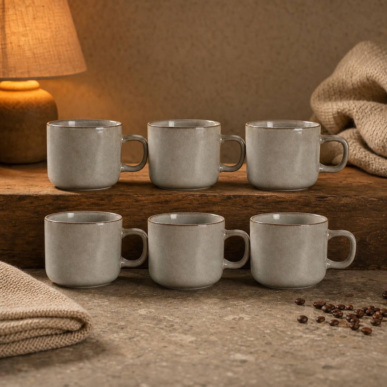 Mug Cer&aacute;mica Halifax Set De 6 380 Ml image number 5.0