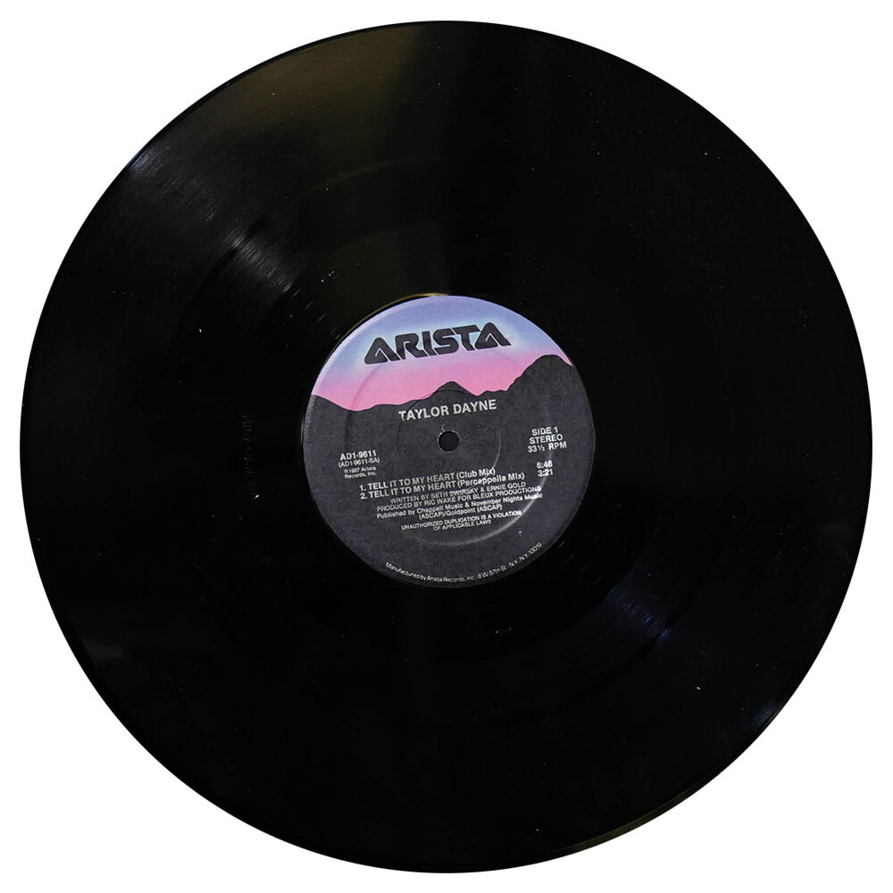 Taylor Dayne - Tell It To My Heart | 12" Maxi Single Usado image number 2.0