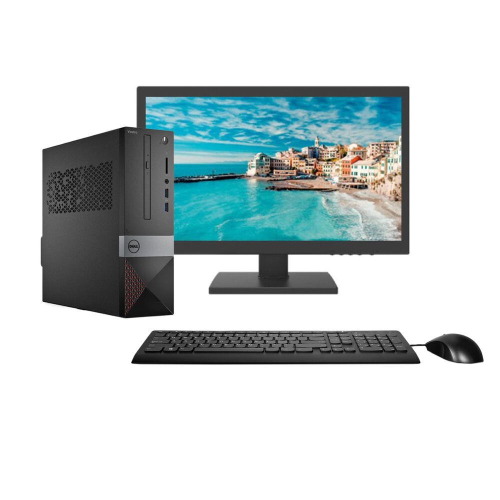 Kit Monitor + Pc Desktop Dell Vostro 3268 (i5-7ma 16gb 512gb Ssd) Reacondicionado Grado A image number 0.0
