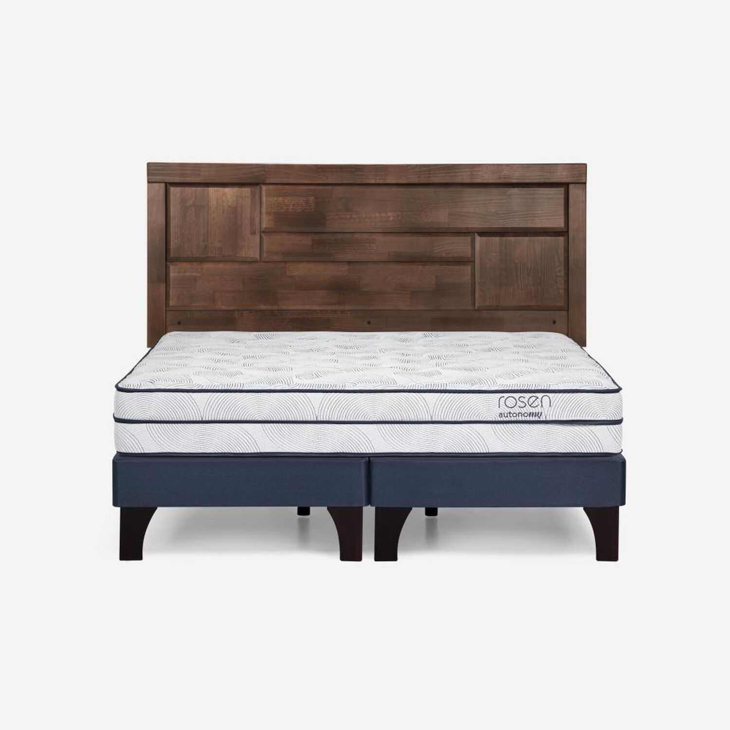Cama Europea Rosen Autonomy Sky / King / Base Dividida + Respaldo Dolce image number 0.0