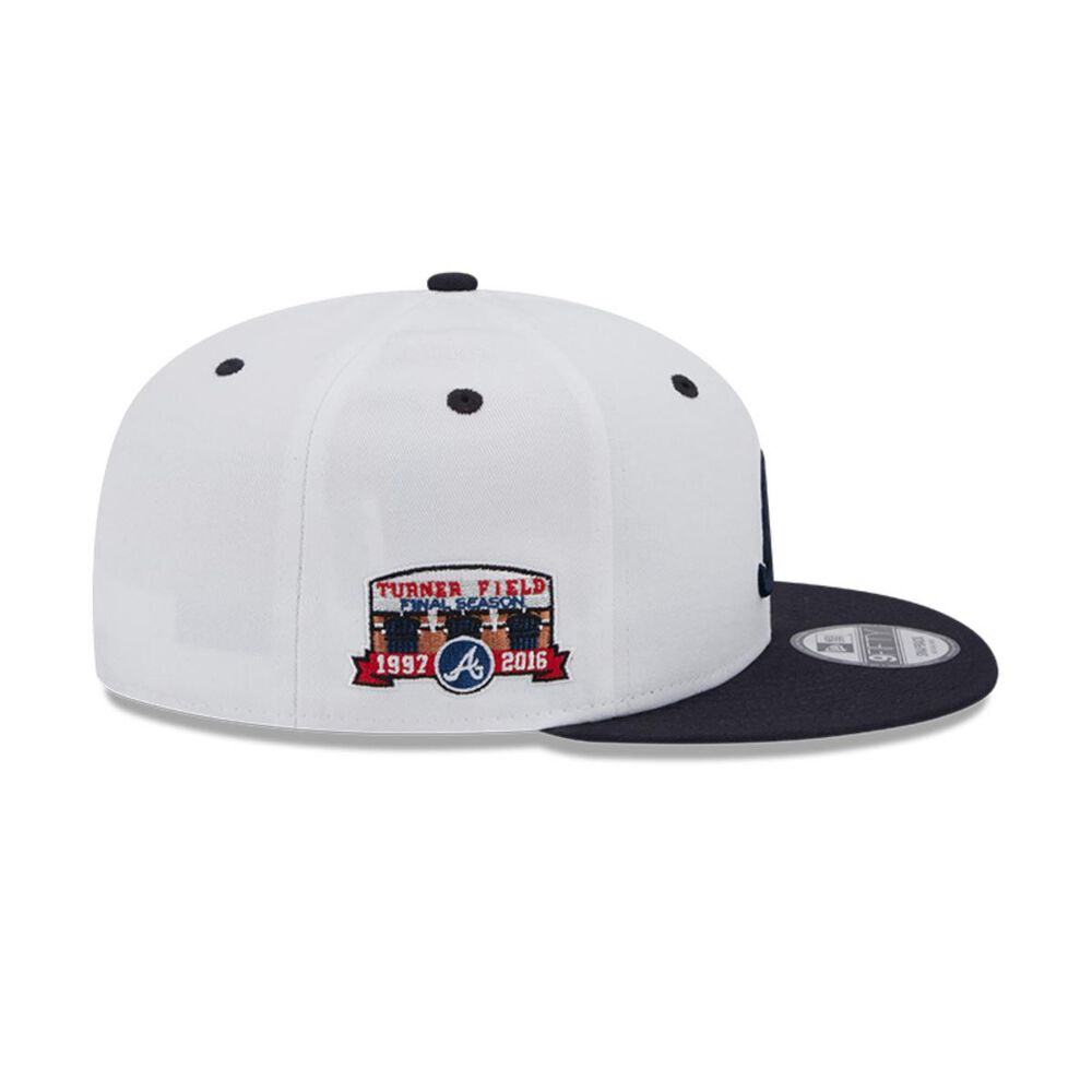 Gorra 9fifty Atlanta Braves Mlb White Crwn Patch White image number 3.0