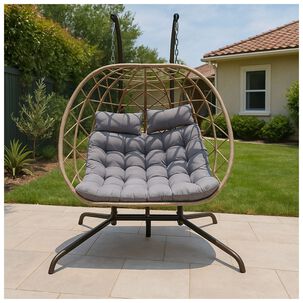 Silla Colgante De Terraza Doble 2 Personas