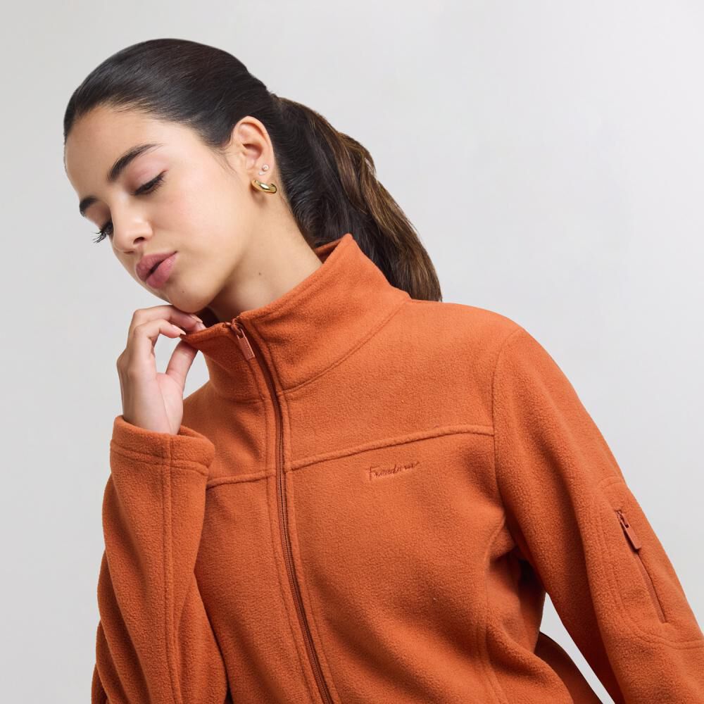 Polerón Polar Regular Cuello Alto Mujer Freedom image number 4.0