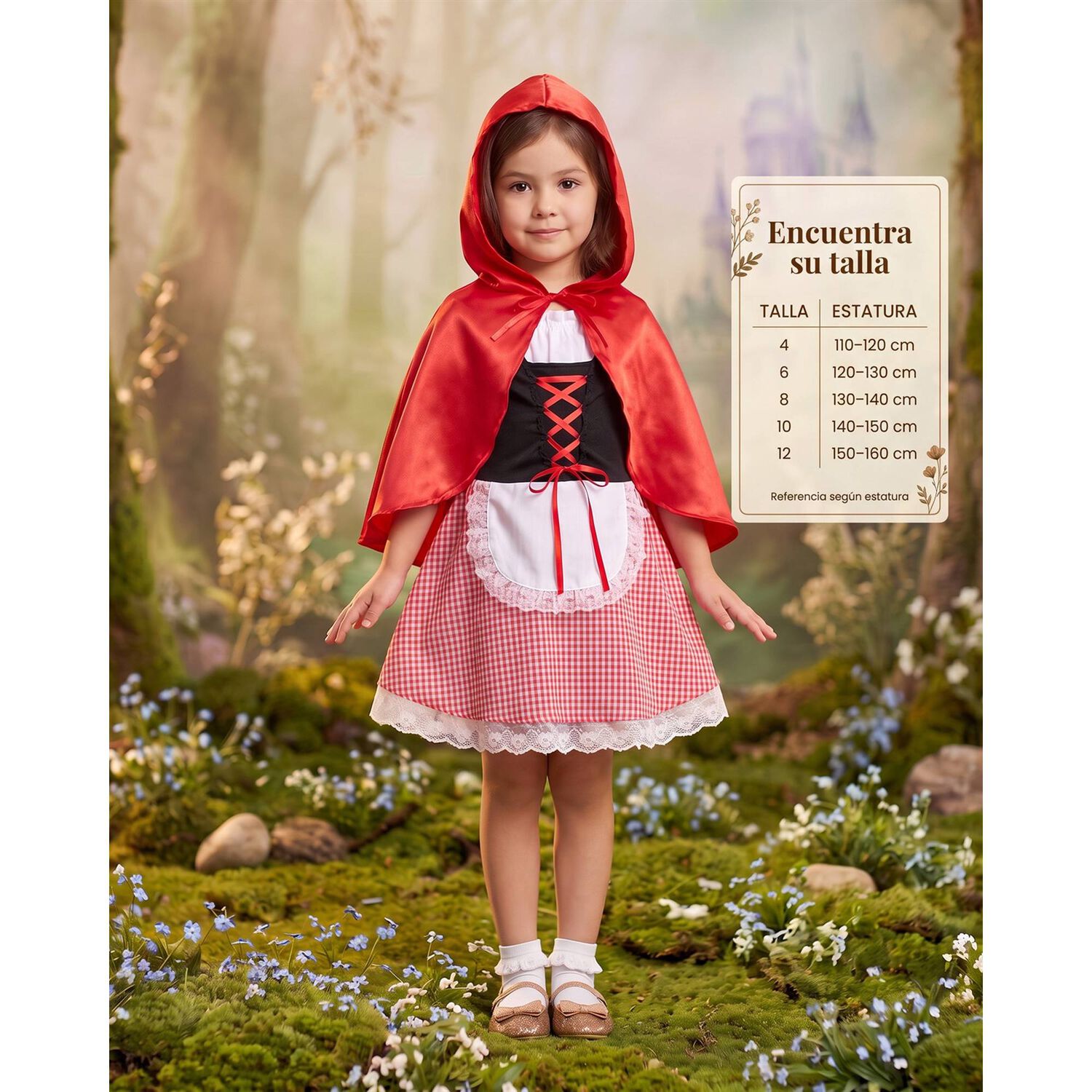 Disfraz Cuento Infantil Caperucita Roja Completo image number 26.0