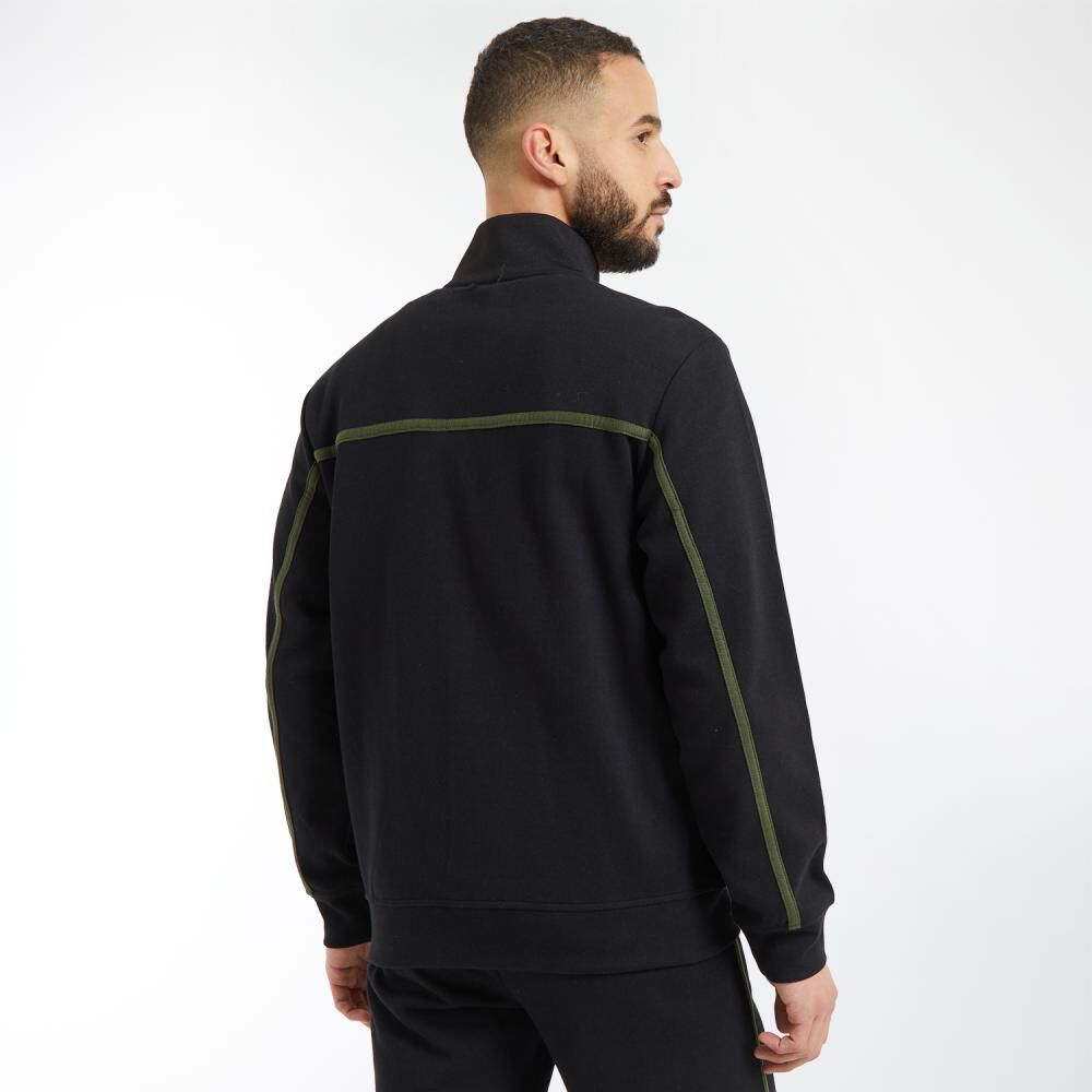 Polerón Regular Cuello Alto Hombre Az Black image number 3.0