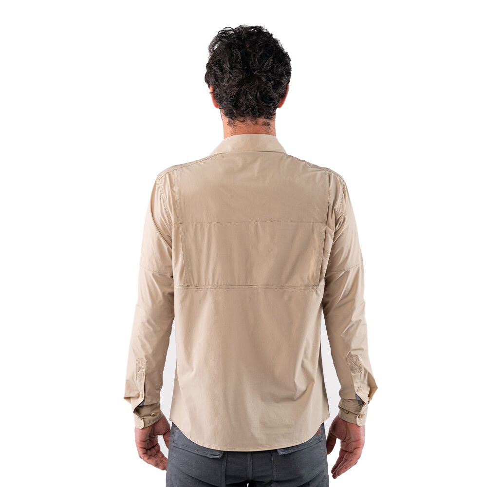Camisa Hw Antakari Spandex Beige image number 2.0