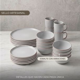 Vajilla Cer&aacute;mica Bristol 30 Piezas Para 6 Personas