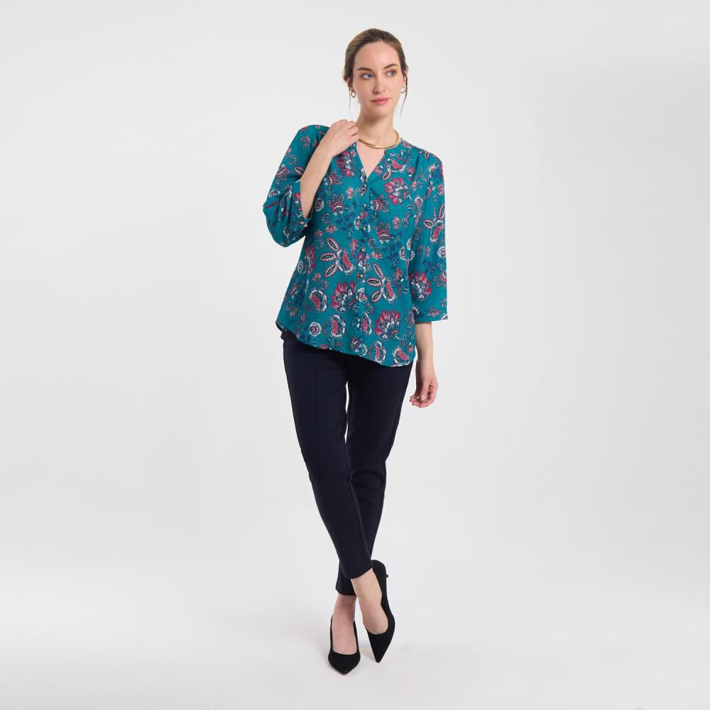Blusa Camisera Manga Larga Mujer Lesage image number 1.0