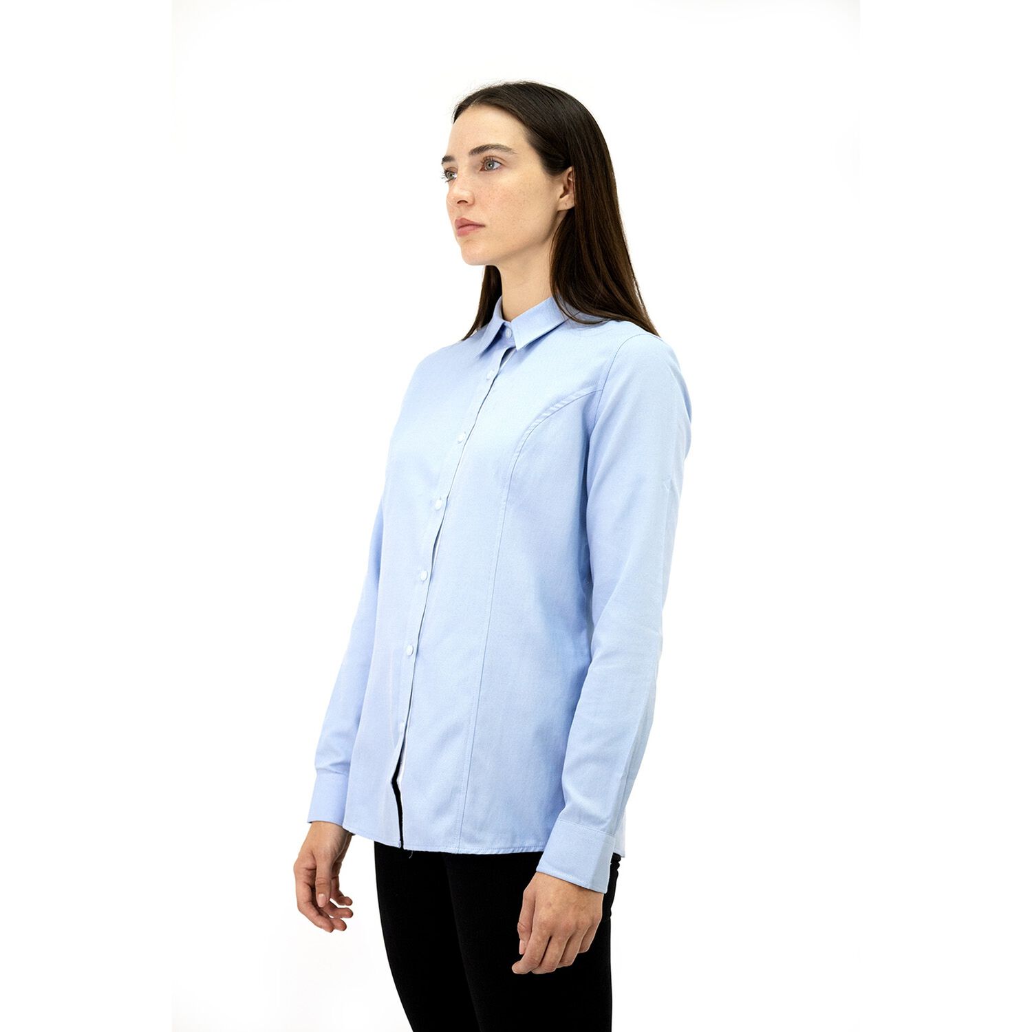 Camisa Quebec Vancouver Celeste Mujer image number 2.0