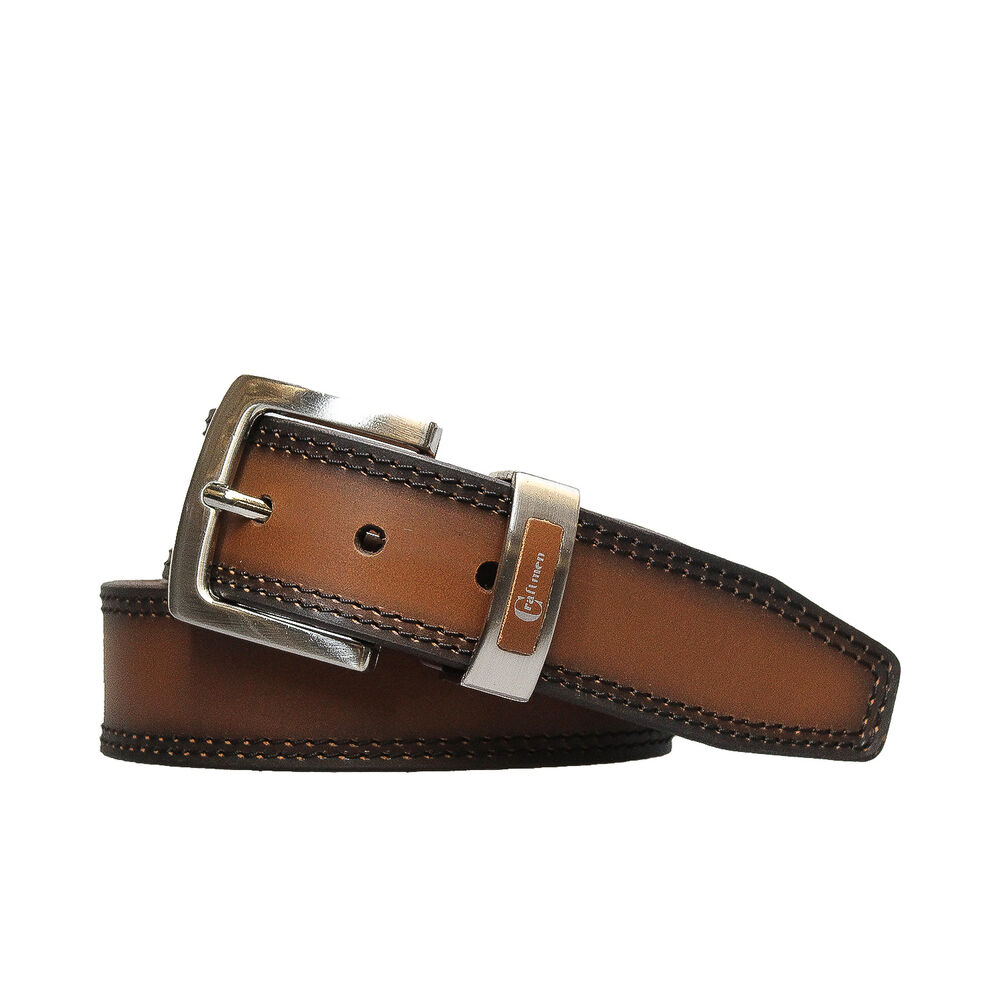 Cintur&oacute;n Cooper Craftmen Miel 100% Cuero Genuino image number 0.0