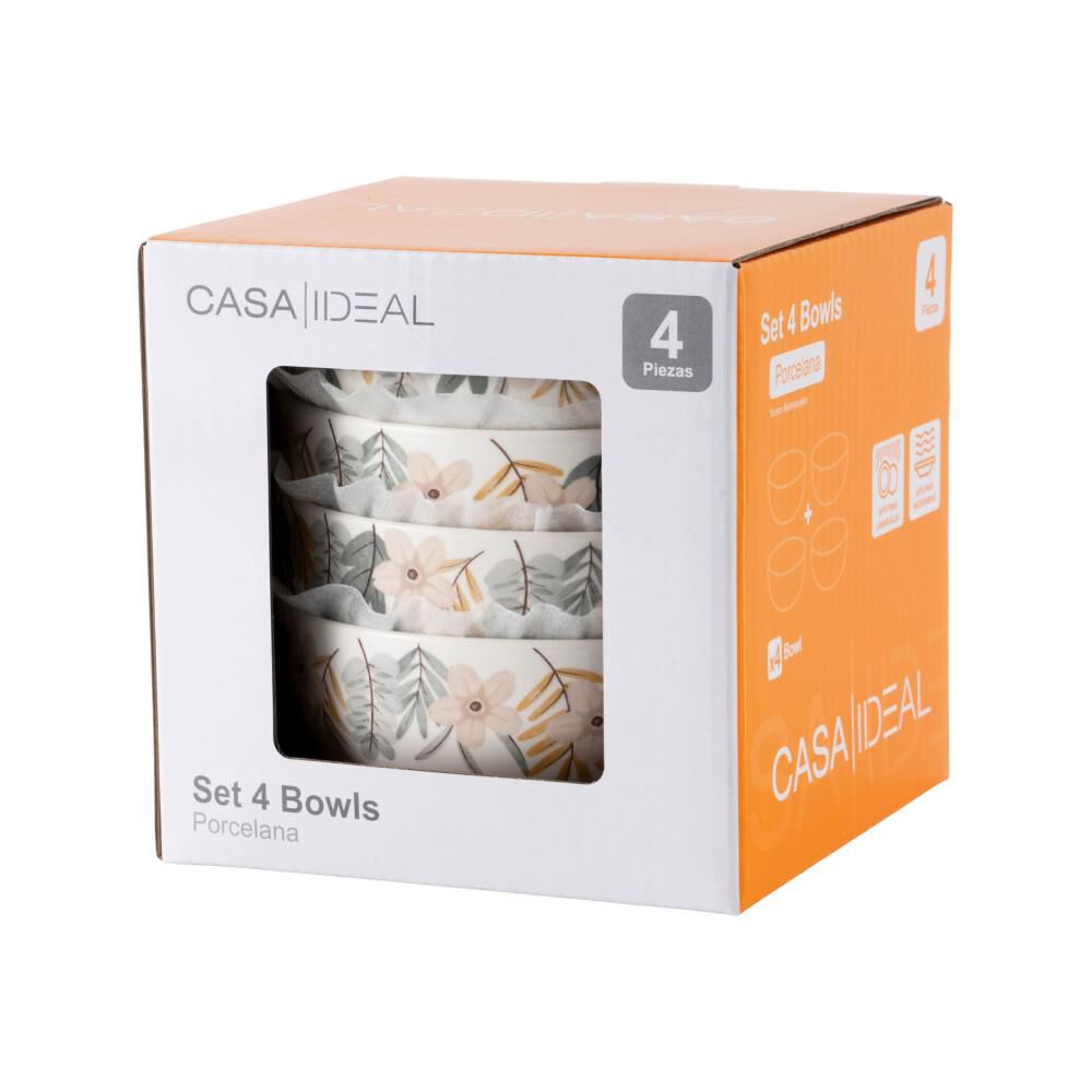 Juego De Bowls Casaideal Maya Bowl / 4 Piezas / 4 Personas image number 2.0