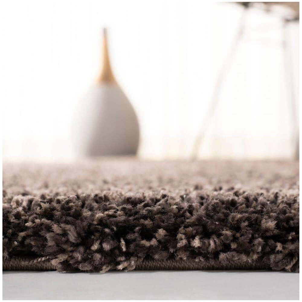 Alfombra Shaggy De Polipropileno 160x190 Barcelona - Marron image number 2.0