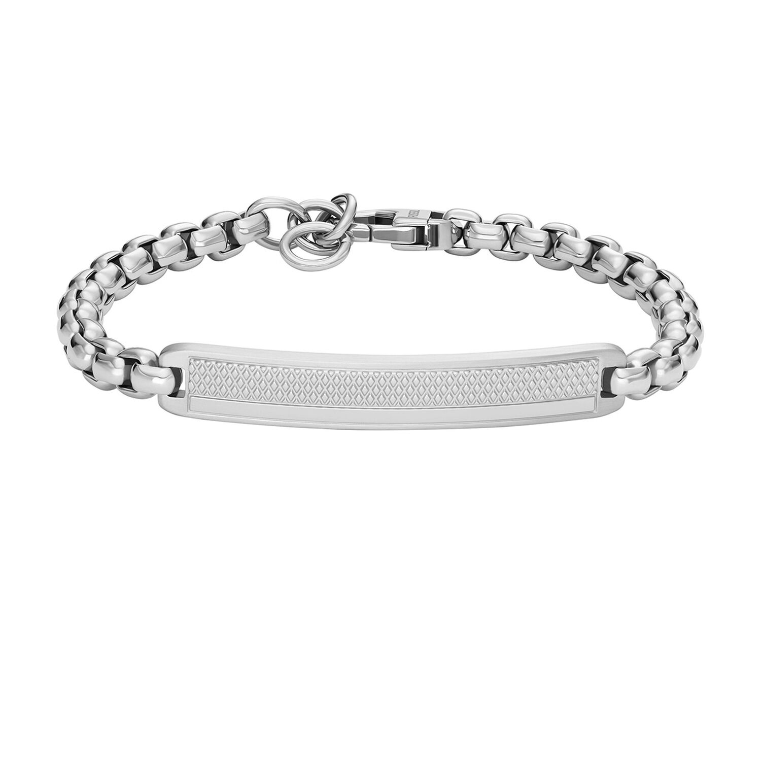 Pulsera Fossil Jf04767040 Plateado Hombre image number 0.0