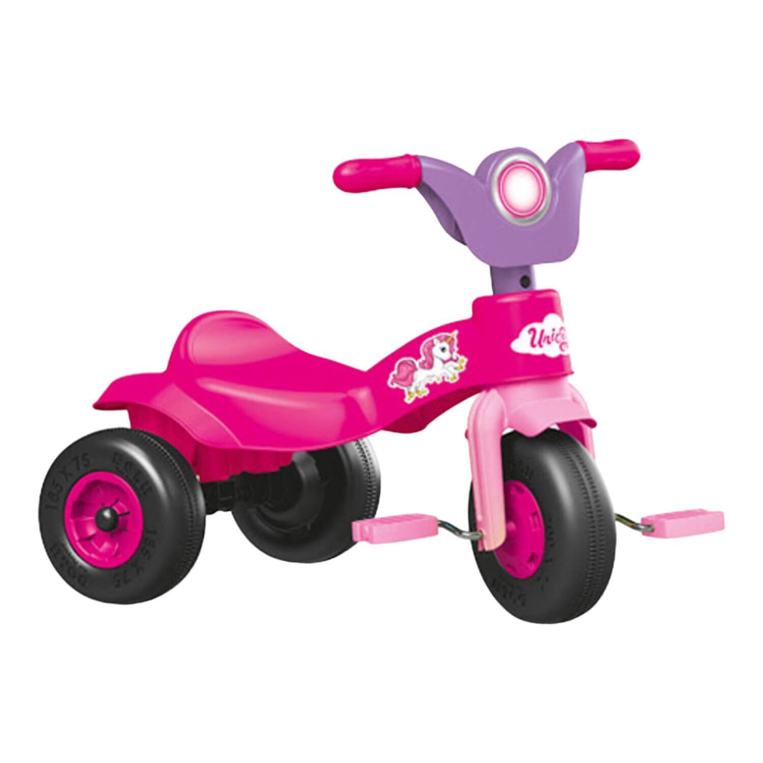 Triciclo A Pedales Unicornio Rosado 60x42x49 Cms Dolu image number 0.0