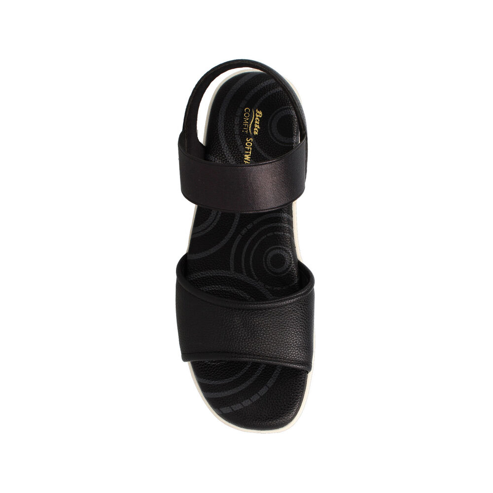 Sandalia Mujer Bata Lily Negro image number 3.0