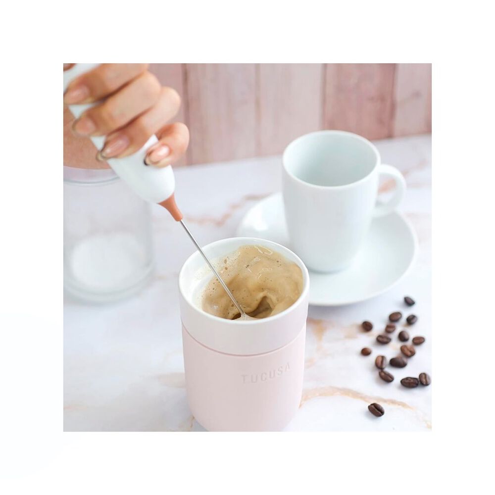 Batidora De Mano Espumador De Leche Portátil De Acero Inoxidable image number 3.0