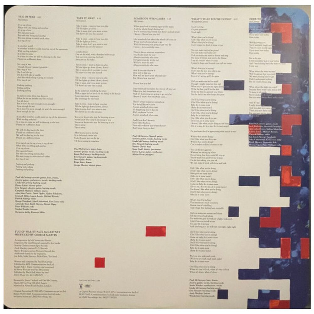 Paul Mccartney - Tug Of War | Vinilo image number 2.0