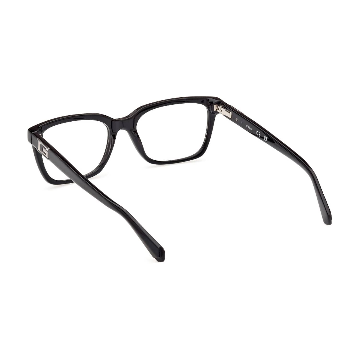 Lentes &Oacute;pticos Negro Brillante Guess image number 3.0