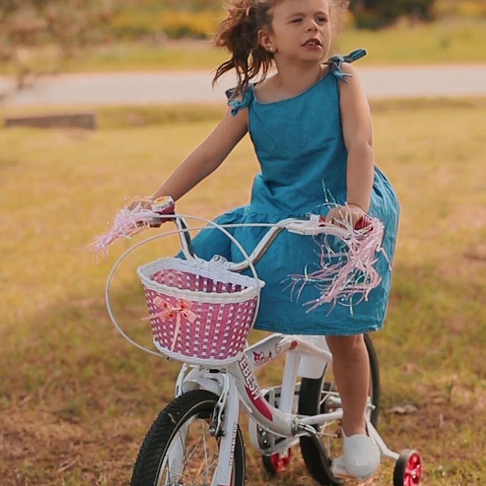 Bicicleta Infantil Queen Aro 16 Morada Bebesit image number 11.0