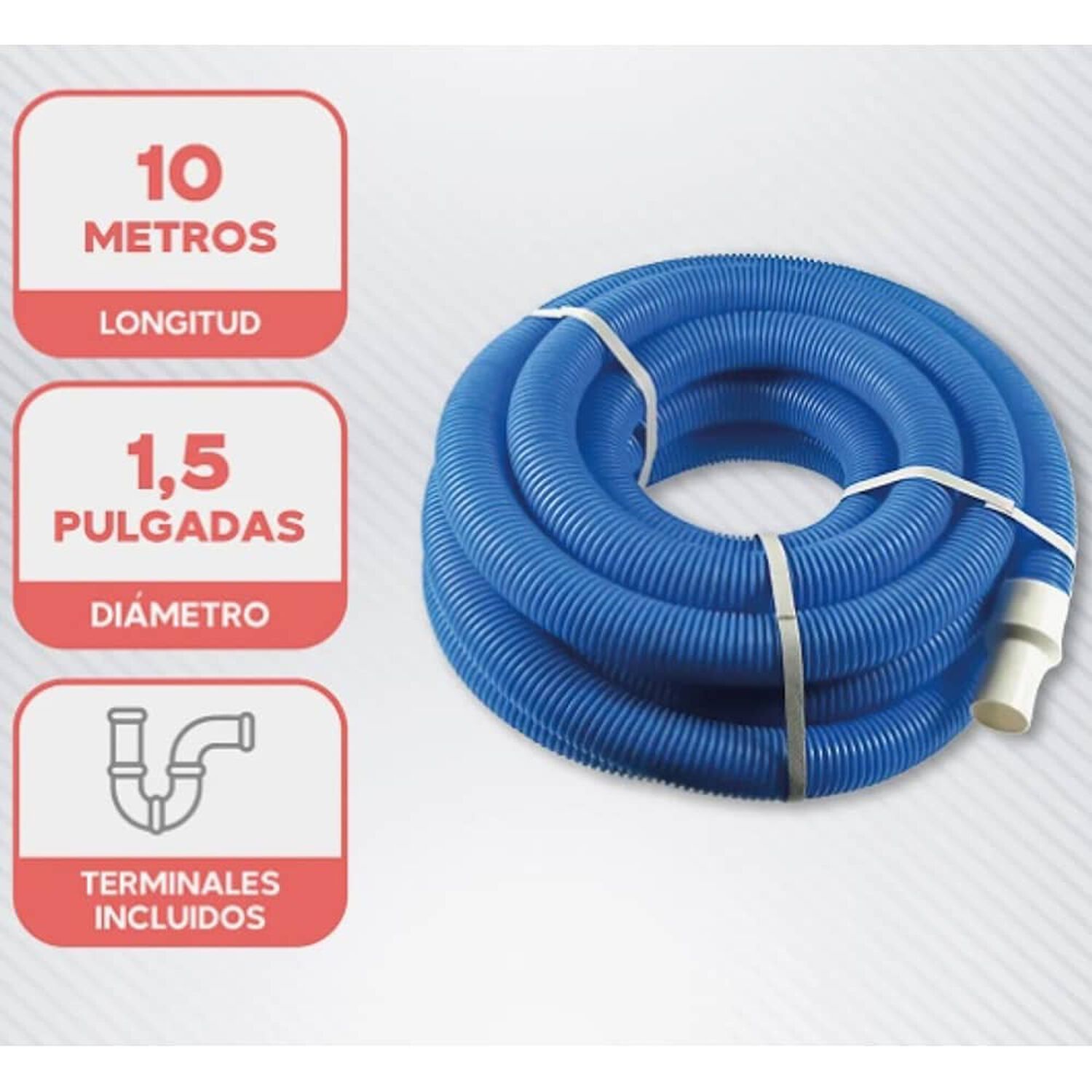 Manguera Para Piscina 10m Limpiafondos image number 1.0