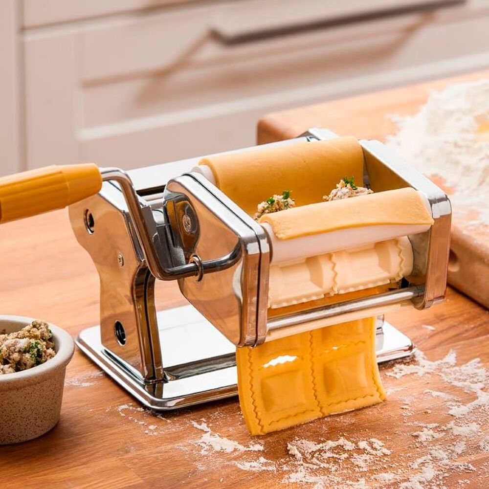 M&aacute;quina De Pasta Casera Para Ravioles De Acero Inoxidable image number 4.0