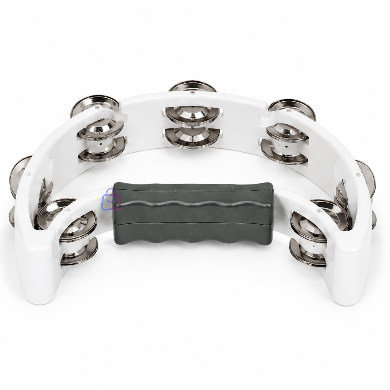 Pandero Media Luna Hendrix White Ergon&oacute;mico Profesional - Ps image number 1.0