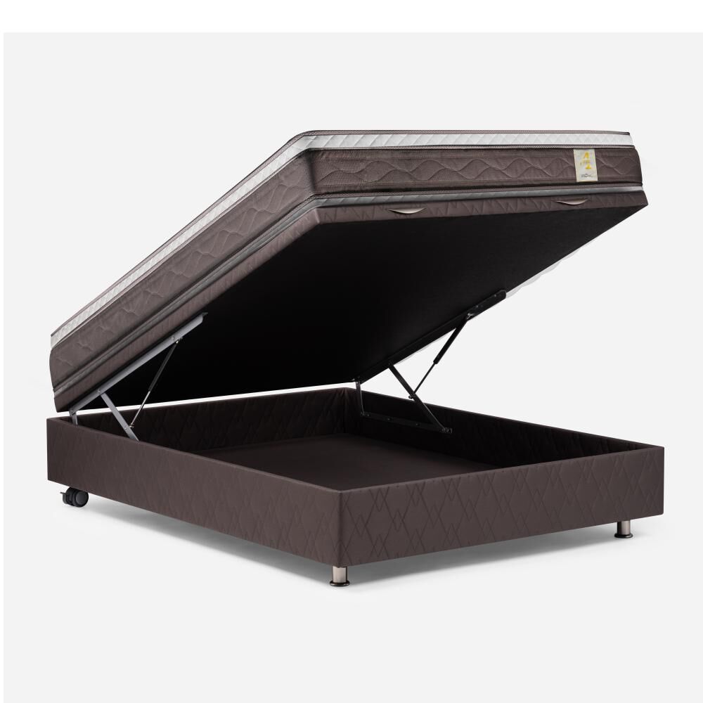 Cama Baúl Rosen New Style 4 / 2 Plazas / Base Normal + Respaldo Rachel image number 2.0