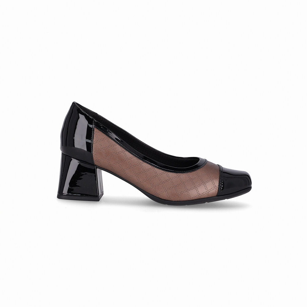 Zapato Mujer Negro/bronce Estela Piccadilly image number 0.0