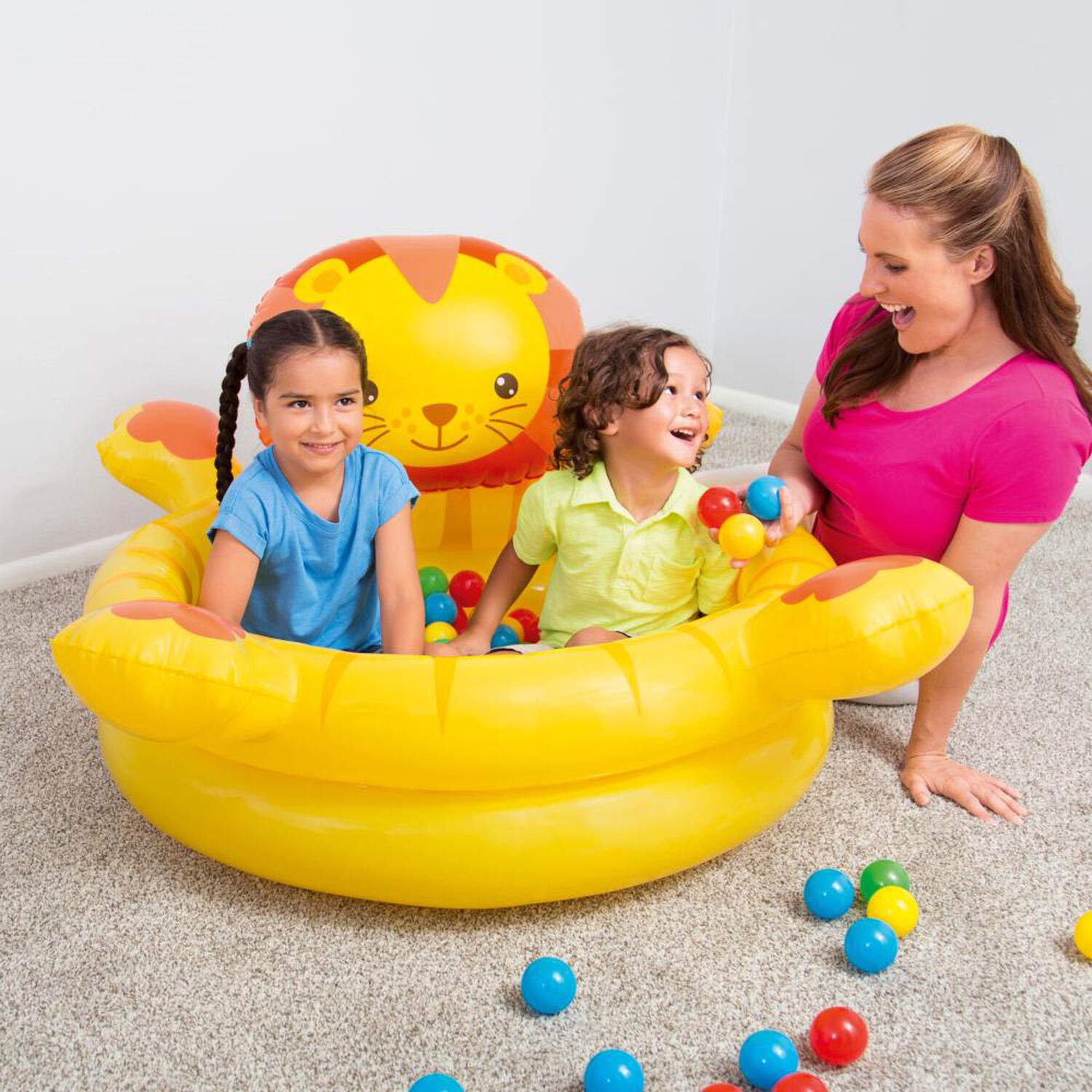 Piscina De Pelotas Inflable Bestway Dise&ntilde;o Leon image number 4.0