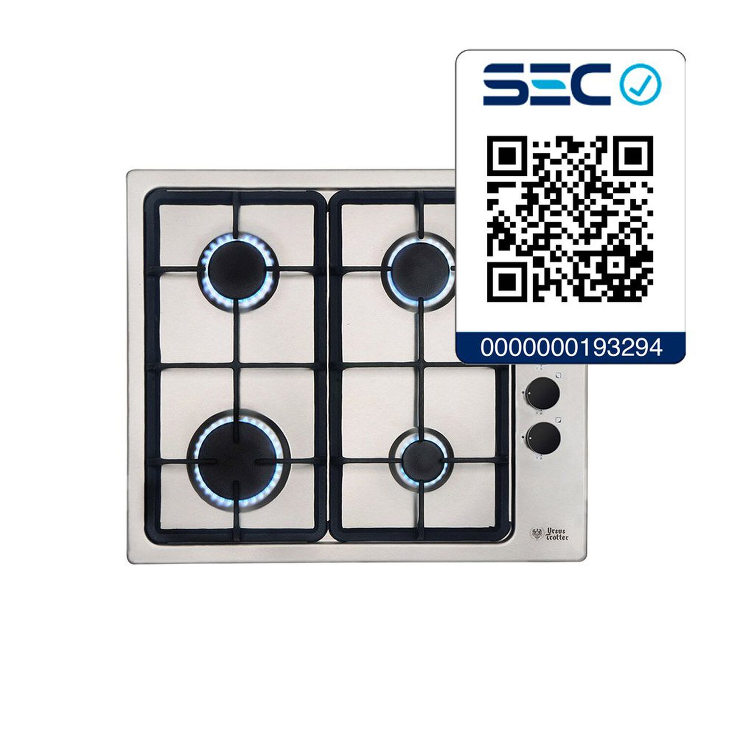 Encimera A Gas Ursus Trotter UT Prime G4 / 4 Quemadores image number 2.0