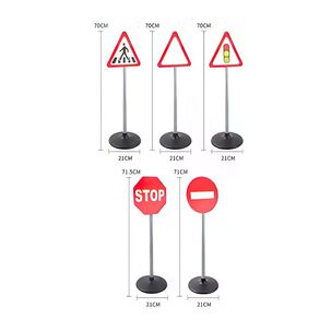 Se&ntilde;ales De Tr&aacute;fico 5 Piezas Para Ni&ntilde;os 70 Cm