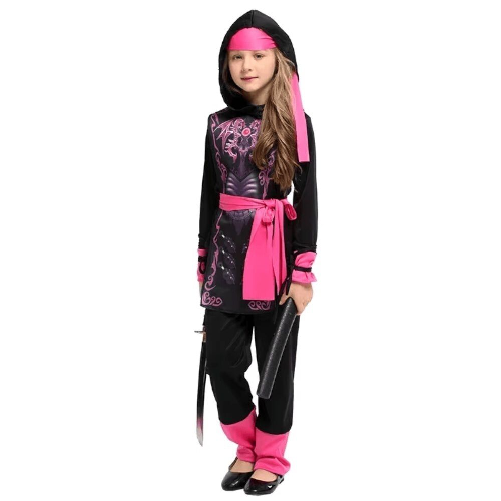 Disfraz Traje Infantil Ninja Dragon Ni&ntilde;a image number 0.0