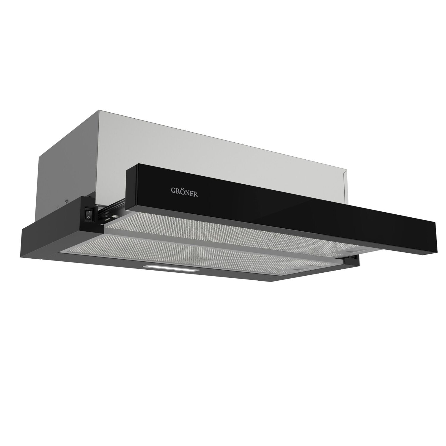 Campana Retr&aacute;ctil Gr&ouml;ner Black Glass T60 image number 2.0