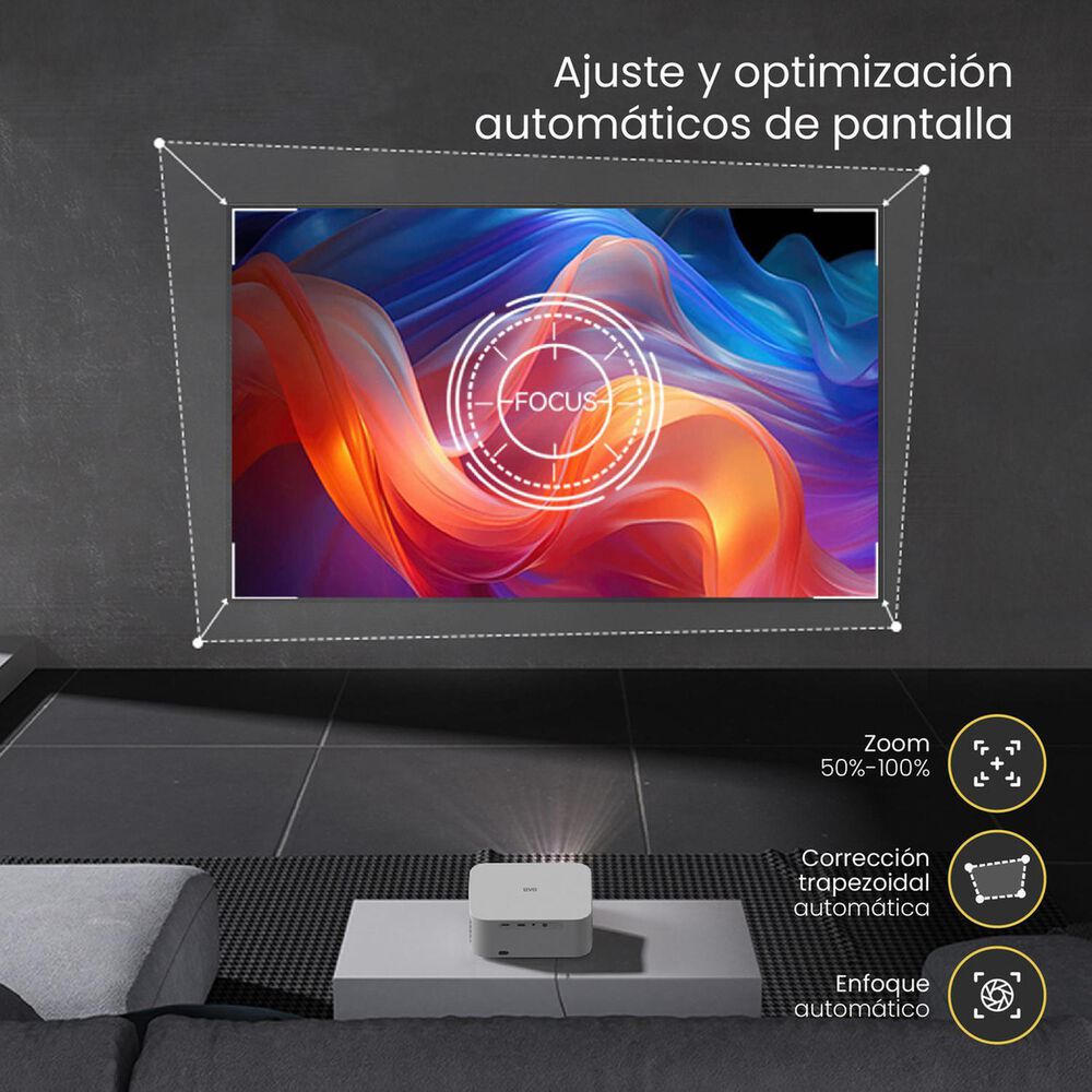 Proyector Portatil Smart Orion 12000lm Wifi Bt Android Levo image number 5.0
