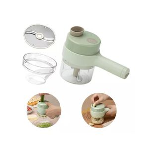 Picador El&eacute;ctrico Port&aacute;til De Verduras Y Frutas 4 En 1