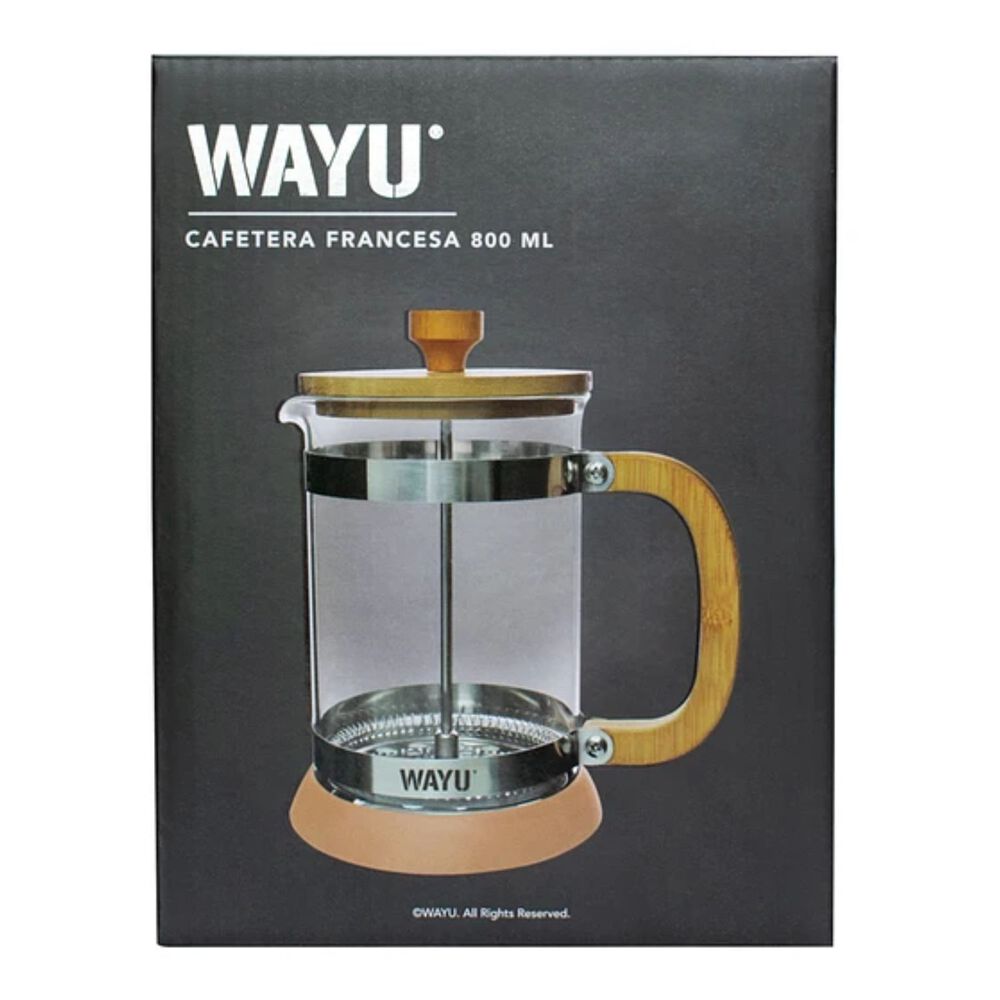Prensa Francesa 800ml Wayu Cafeteria Cafe Mesa Cocina image number 3.0