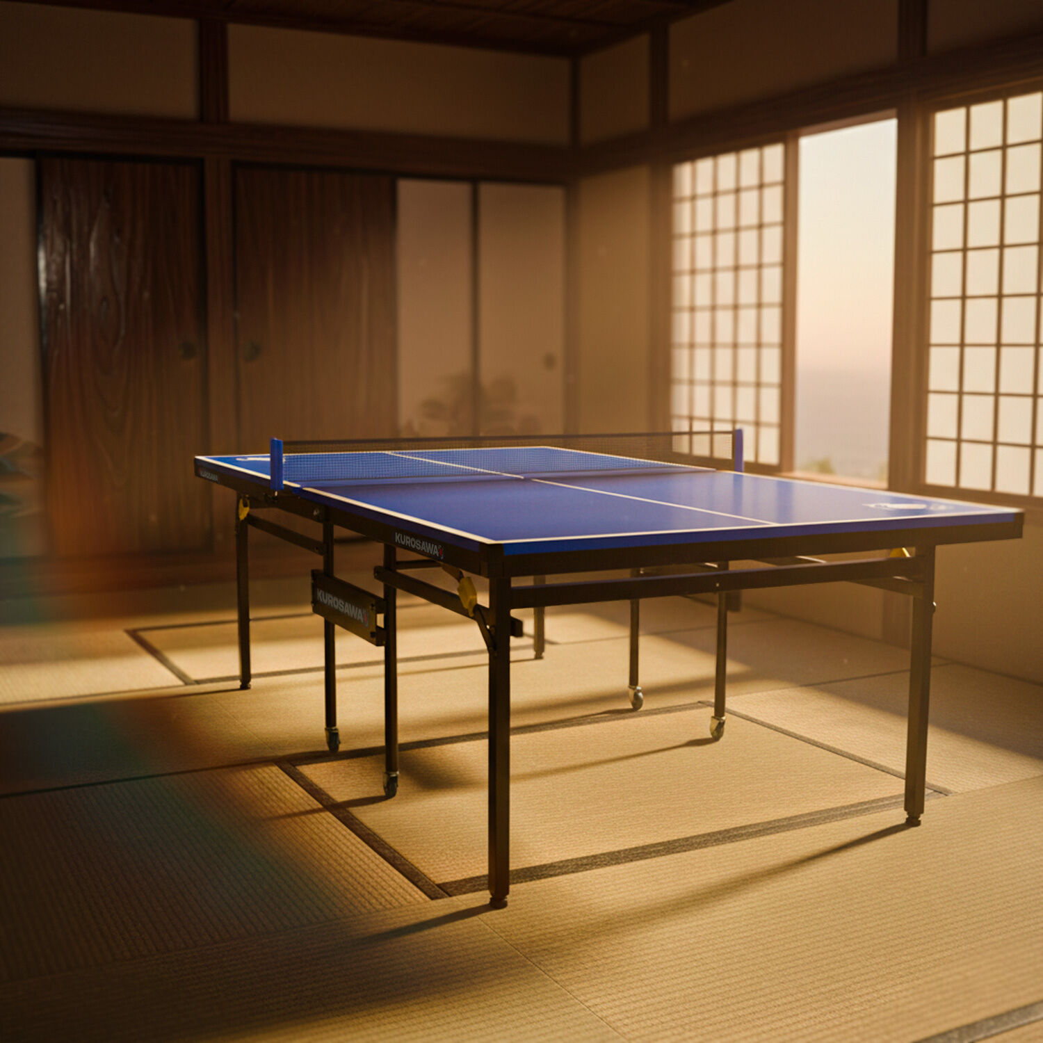 Mesa Kurosawa De Ping Pong Kohaku Azul image number 9.0
