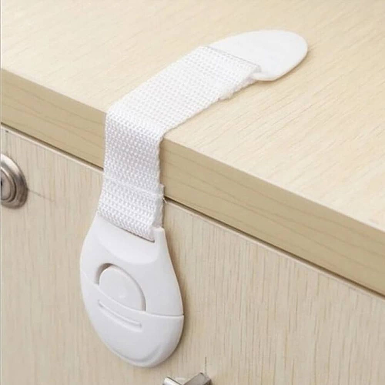 Cerradura Proteccion De Cajones Bebe Trabapuertas Seguridad image number 5.0