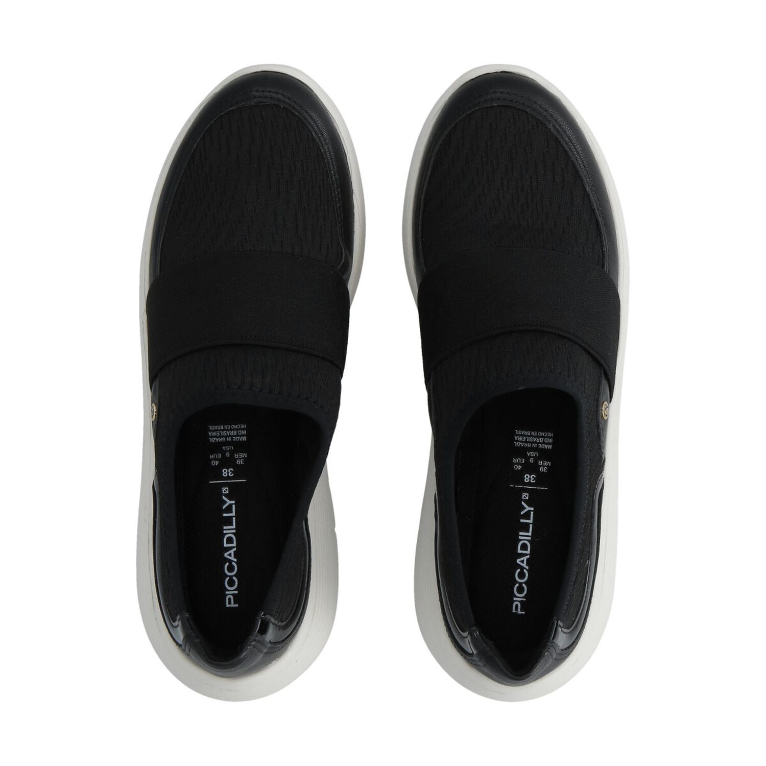 Zapatilla Eliana Blanco/negro Piccadilly image number 3.0