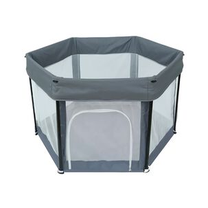 Corral Plegable Infantil Portatil Gris