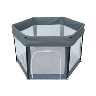 Corral Plegable Infantil Portatil Gris