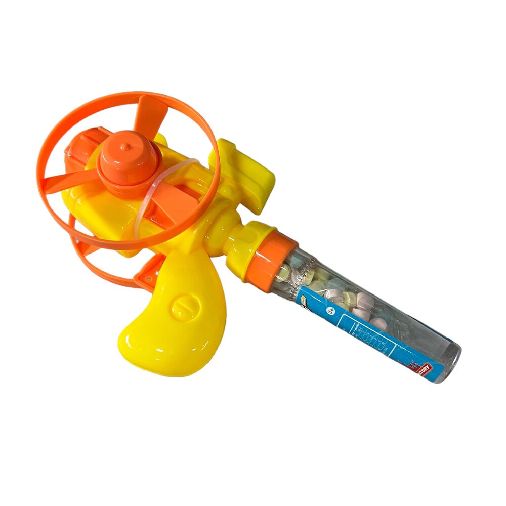 Pack 9 Juguetes + Dulce Sorpresa Cumpleaños Flying Candy Gun image number 6.0