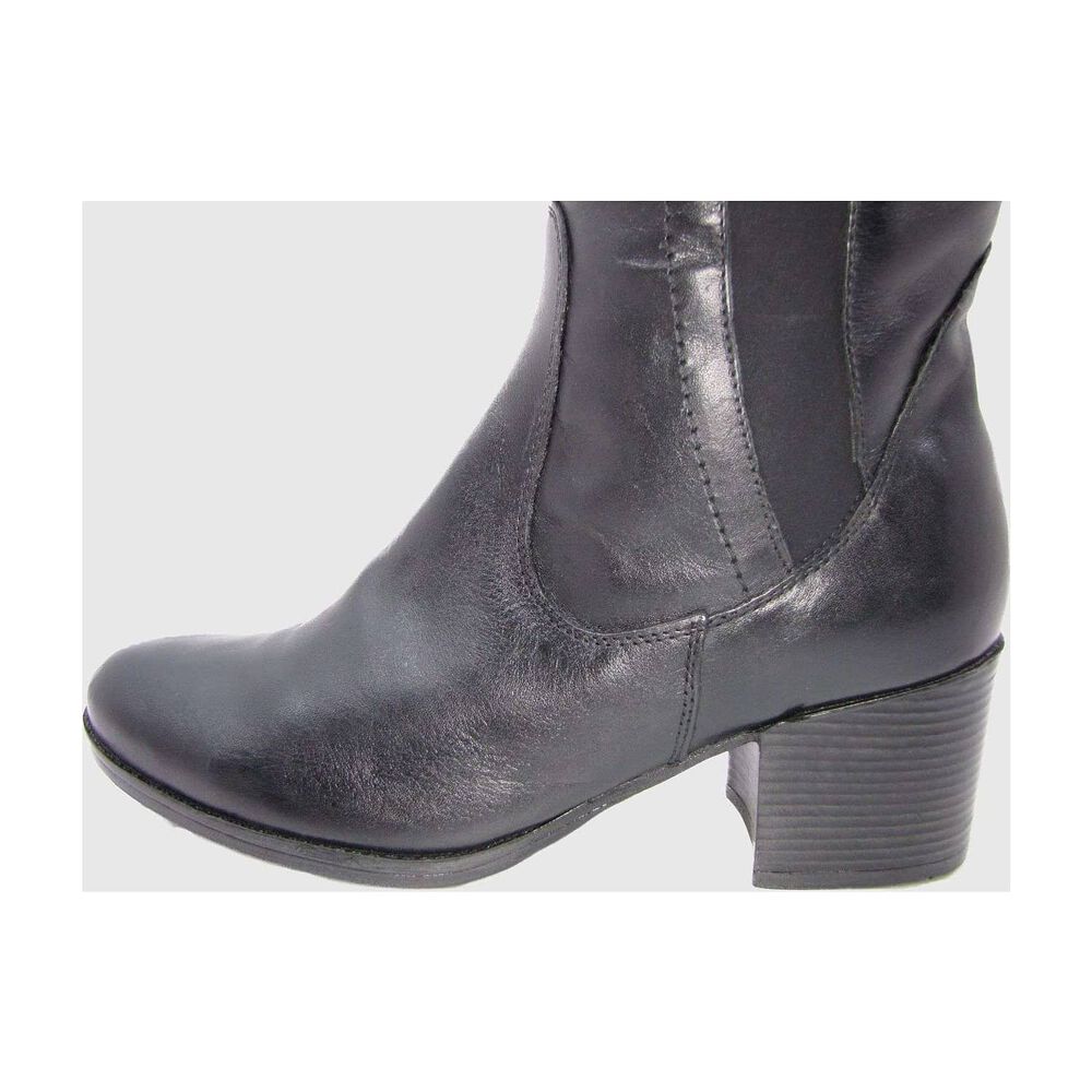 Bota Cuero Negro V&iacute;a Franca Art. 5915030preto image number 4.0