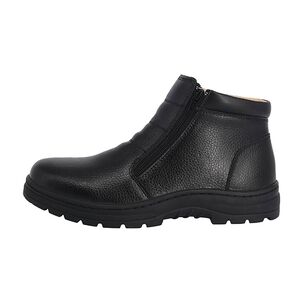 Botin De Cuero Con Chiporro Aegir Negro London Adixt